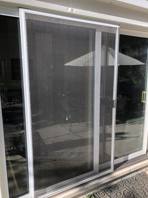 New sliding door screen