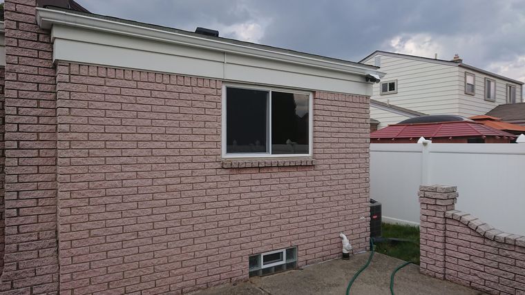 Basement window glass