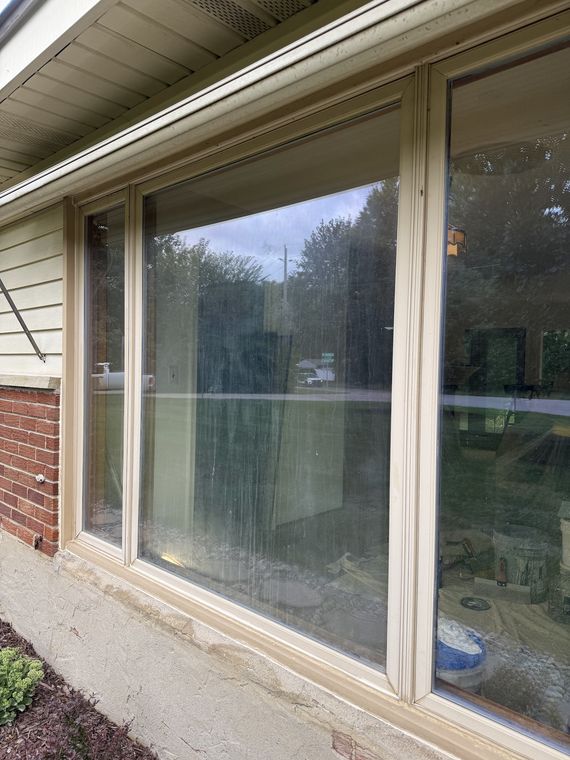 Slider glass replaced from outside